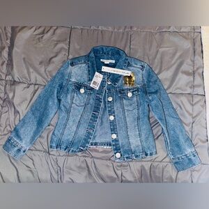 Poured in Blue Reversible Sequin Denim Jacket – Girls M (8) – NWT